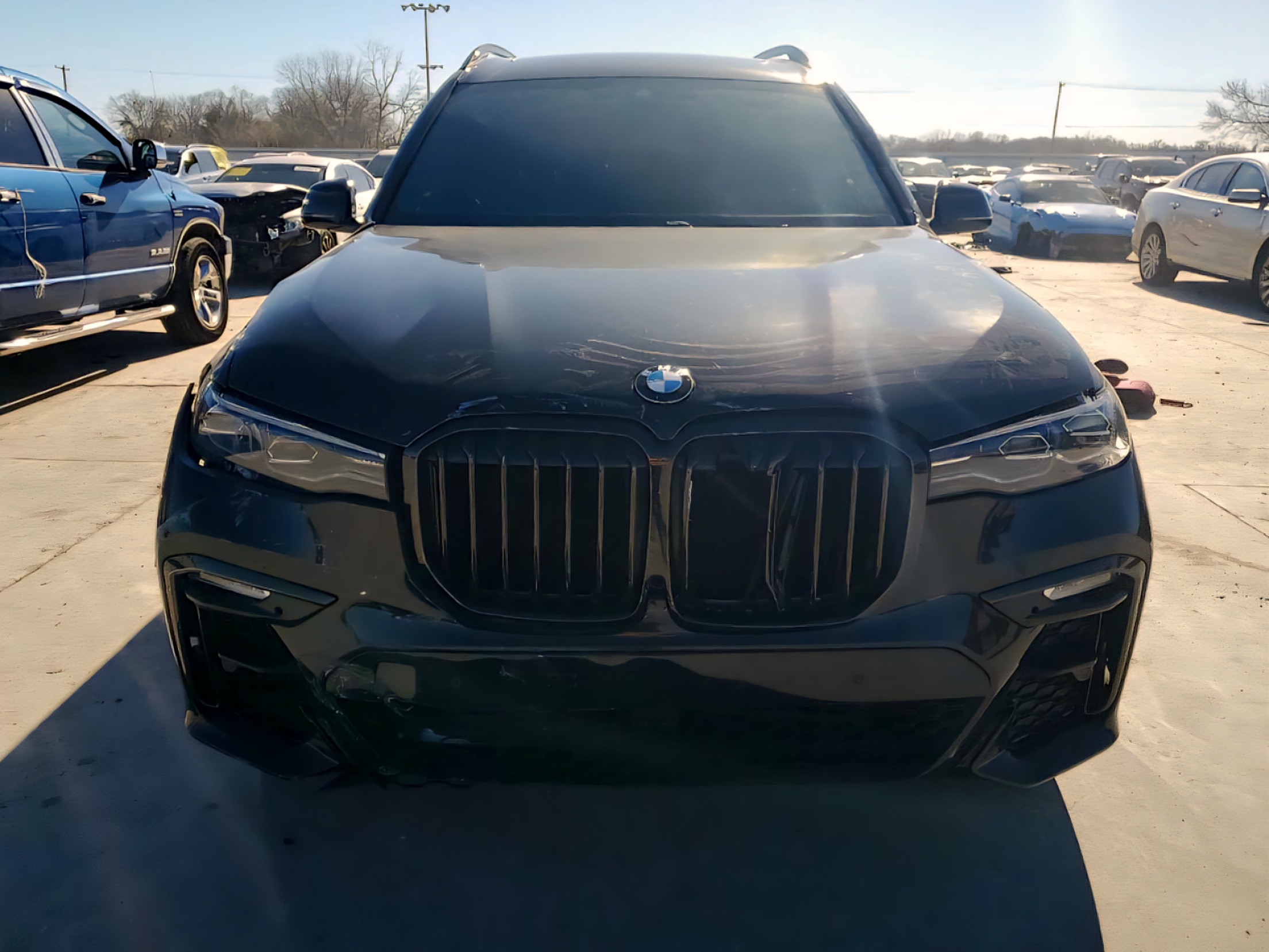 BMW X7 2022 BLACK/BROWN vin: 5UXCW2C04N9M75073